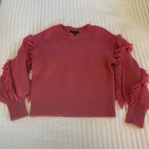 Ann Taylor Fringe sweater